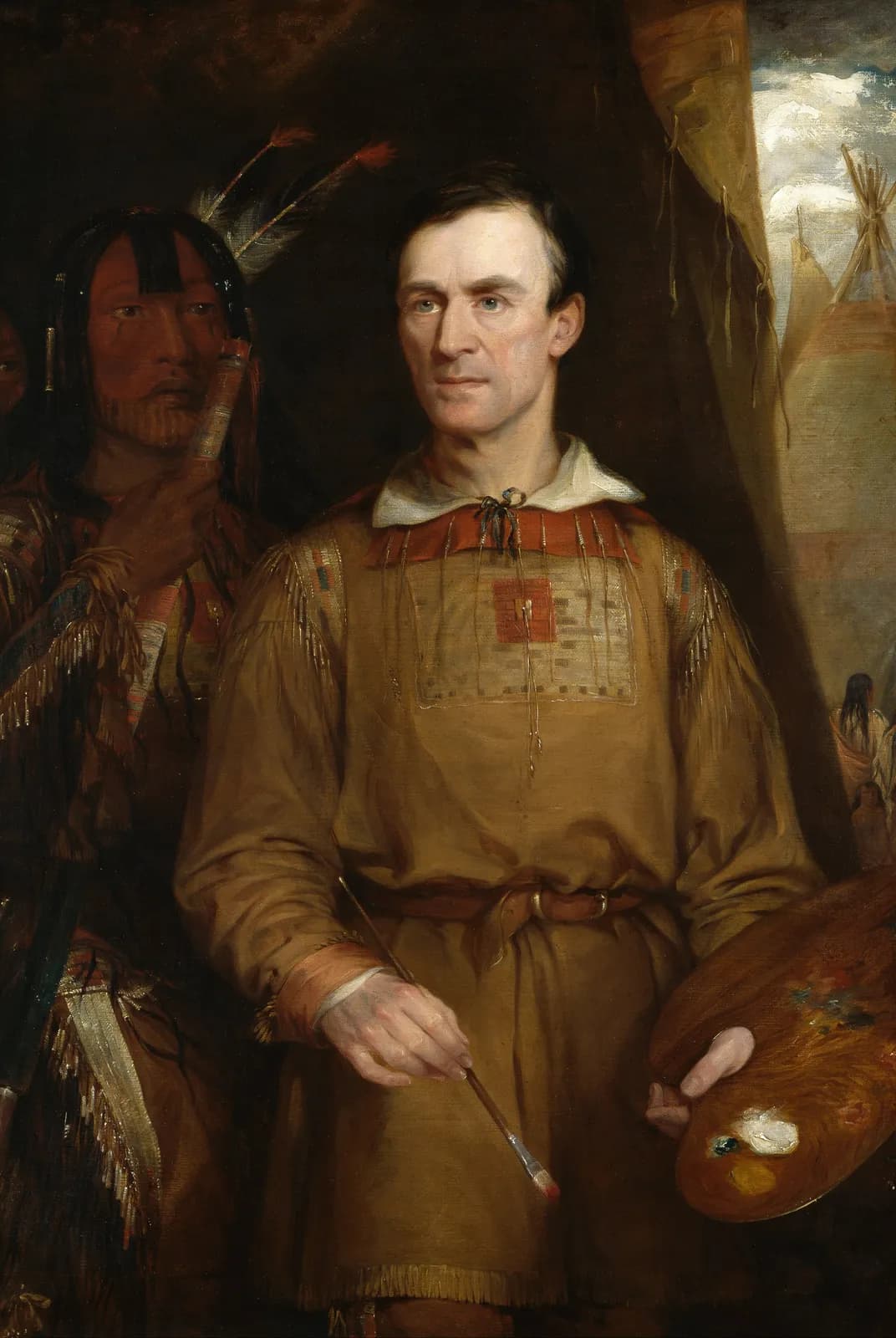 Stu-mick-o-súcks, Buffalo Bull's Back Fat, Hoofdopperhoofd Bloedstam – George Catlin