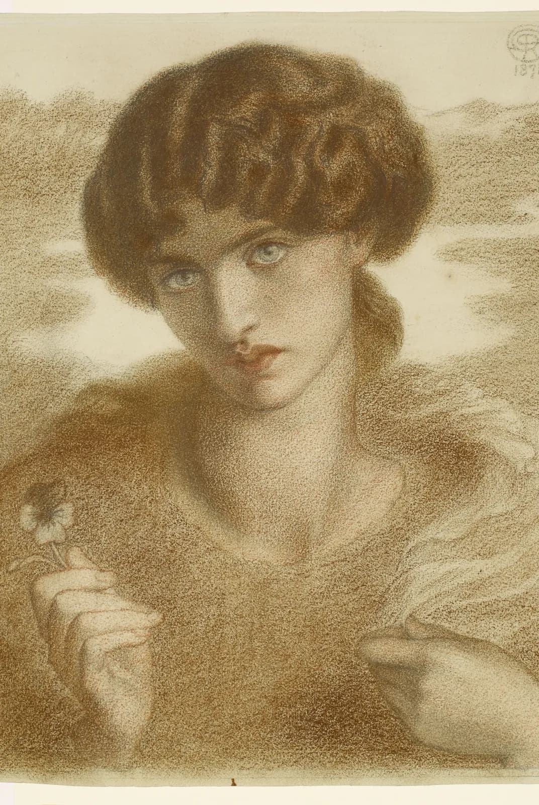 Studie voor Waterwilg – Dante Gabriel Rossetti