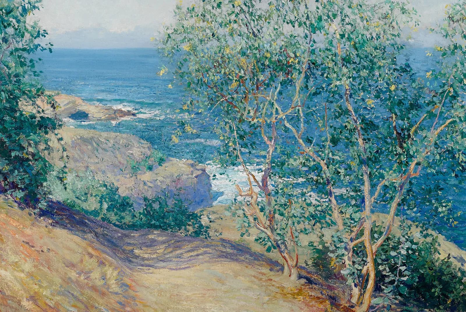 Tabaksbomen bij La Jolla – Guy Rose
