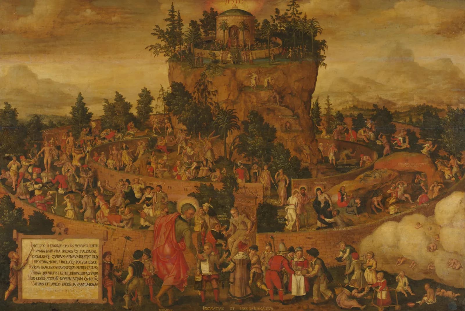 Tabula Cebetis, of de reis van het menselijk leven