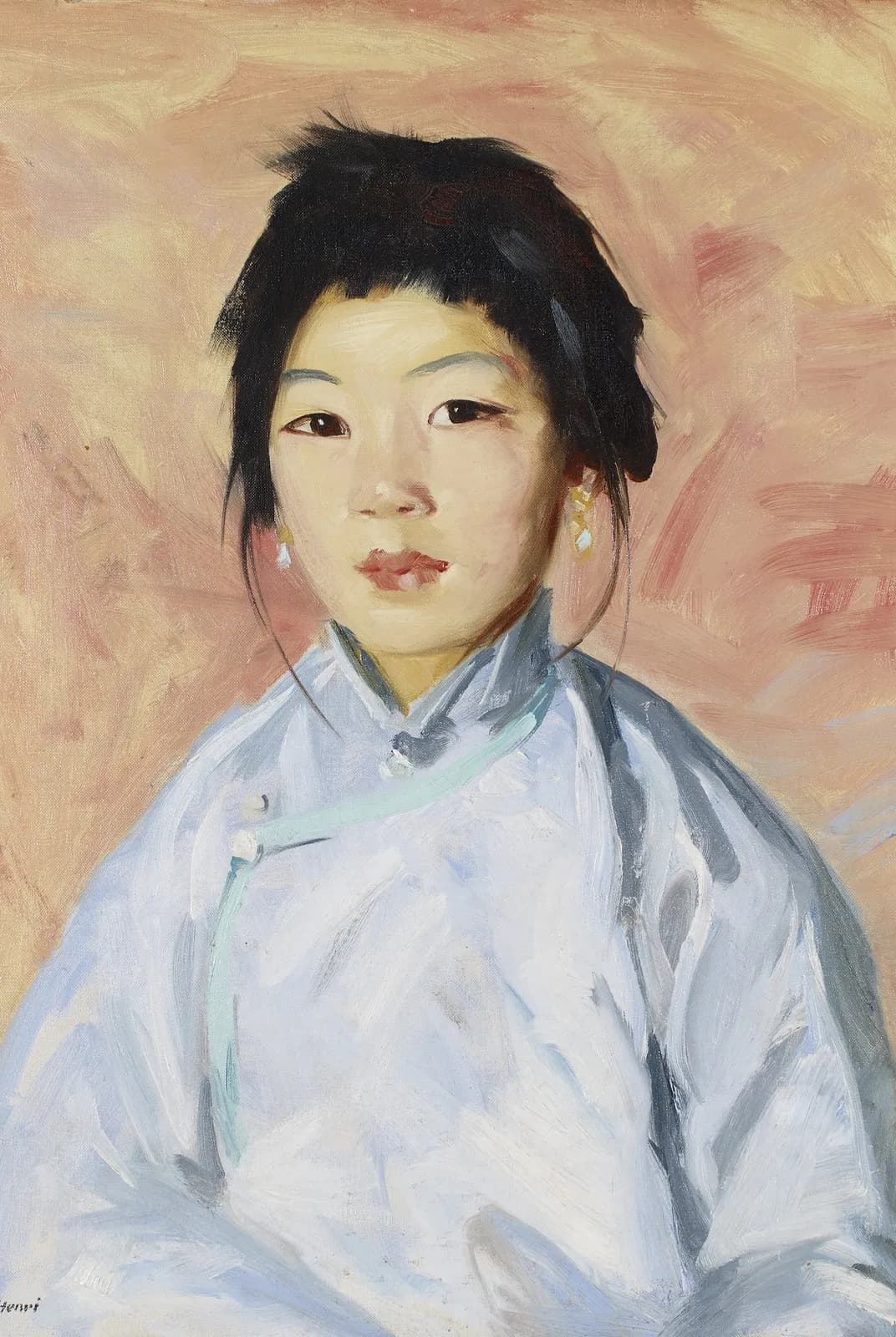 Tam Gan (portret) – Robert Henri
