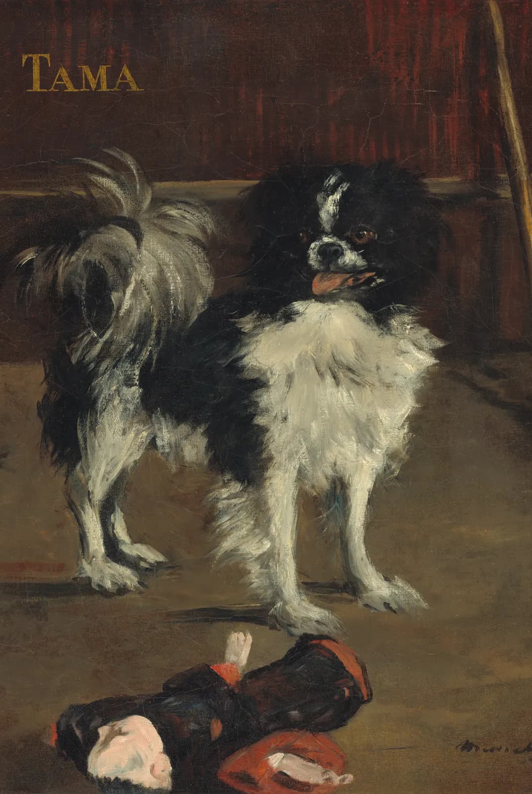 Tama, de Japanse hond – Édouard Manet