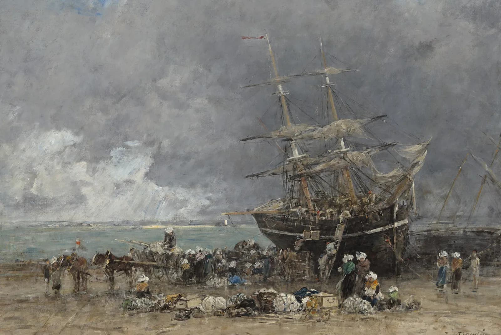 Terugkeer van de Newfoundlandvaarder – Eugène Boudin