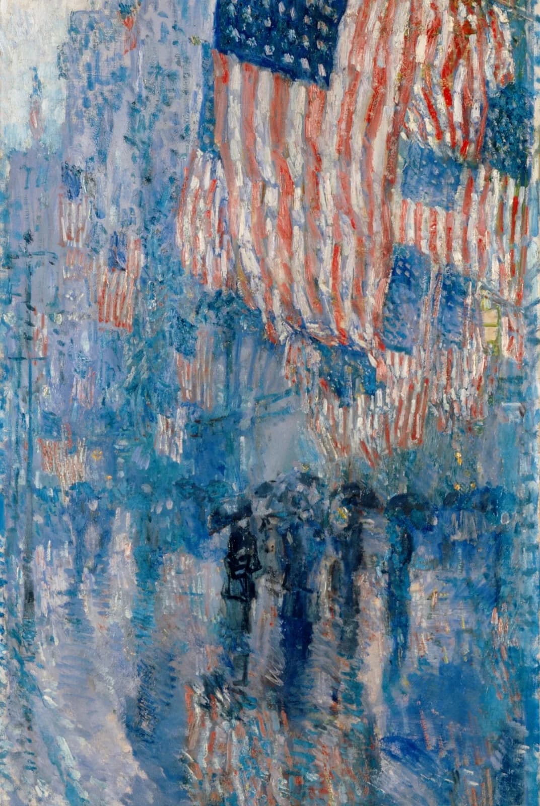 The Avenue in the Rain – Childe Hassam