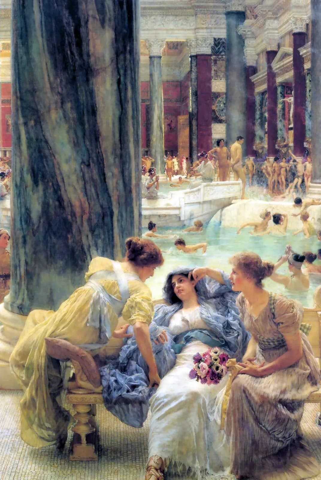 The Baths of Caracalla – Lawrence Alma-Tadema