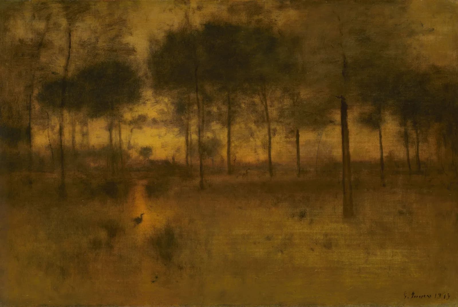 The Home of the Heron (1893) – George Inness