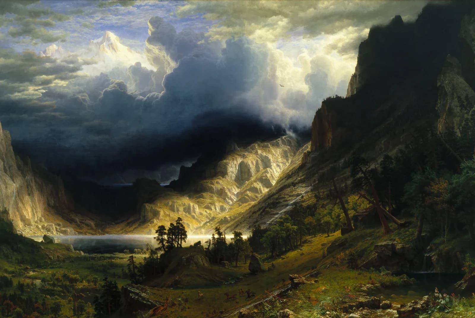 The Rocky Mountains, Lander's Peak – Albert Bierstadt