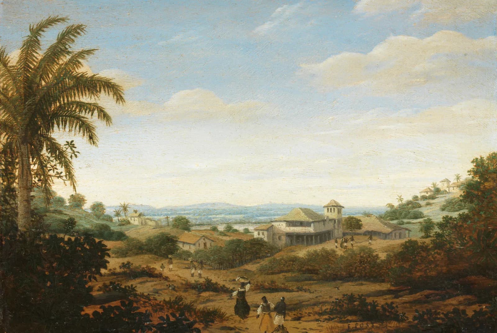 Tropisch dorpsleven – Frans Post