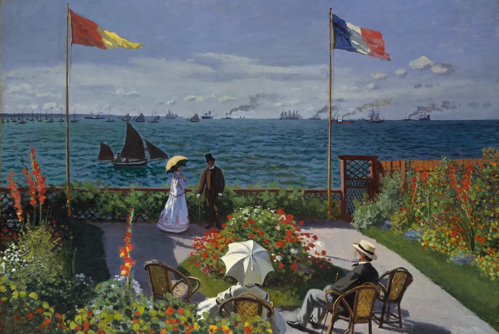 Tuin in Sainte-Adresse – Claude Monet
