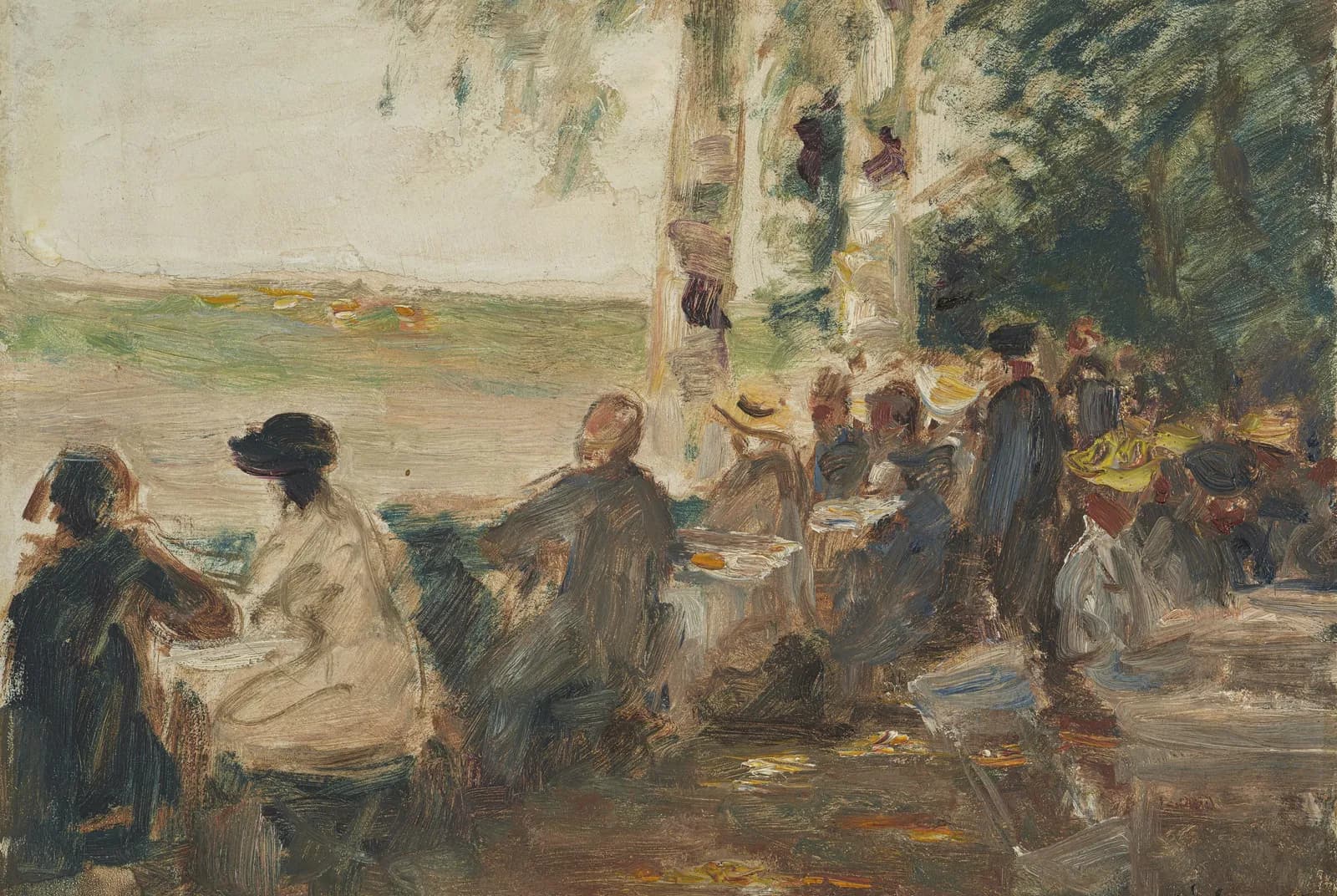 Tuinrestaurant aan de Havel, 1916 – Max Liebermann