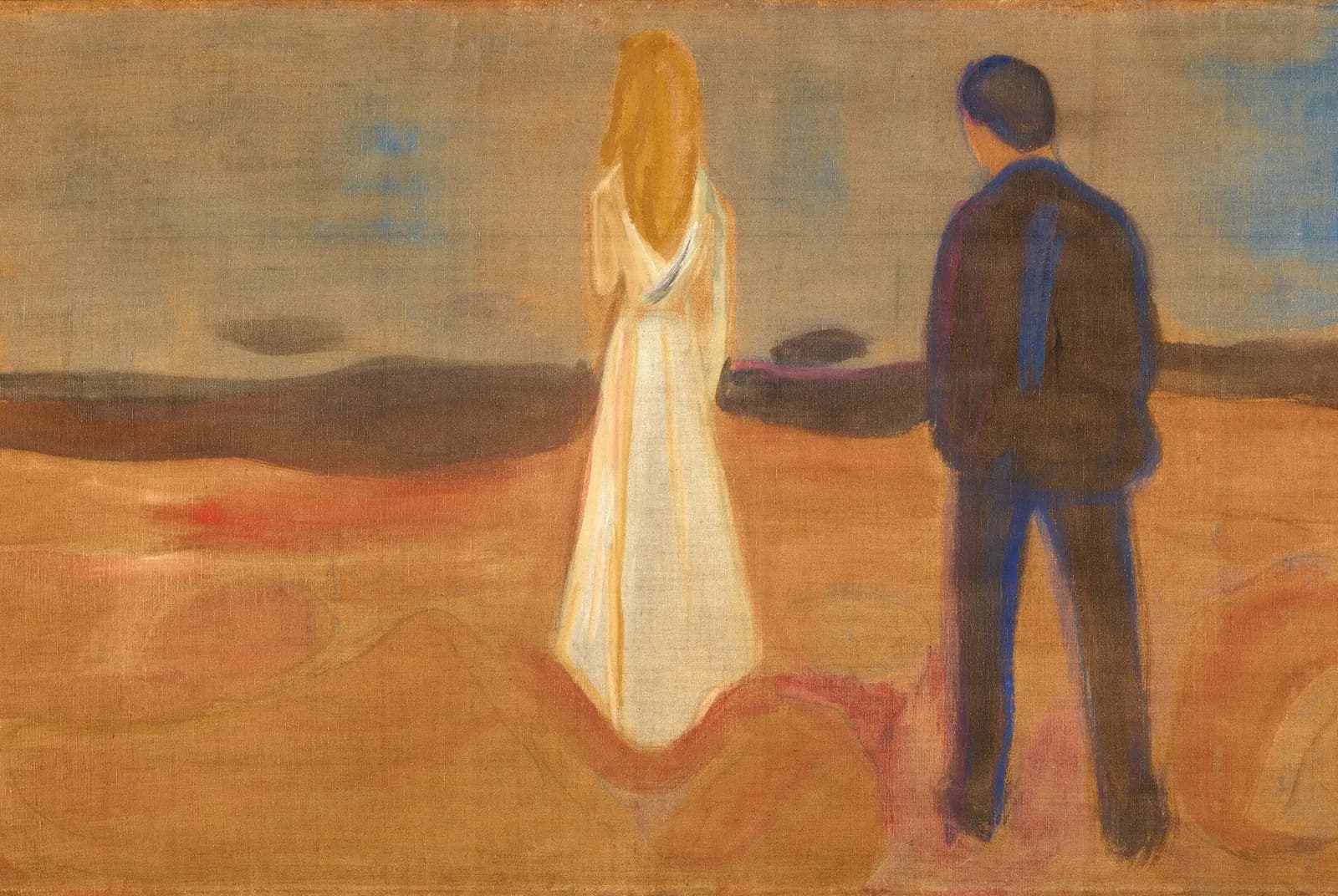 Twee mensen. De eenzamen (De Reinhardt-fries) – Edvard Munch