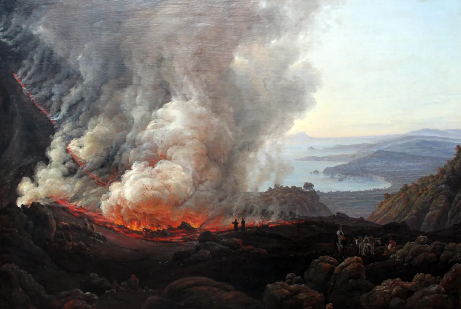 Uitbarsting van de Vesuvius, december 1820 – Johan Christian Dahl