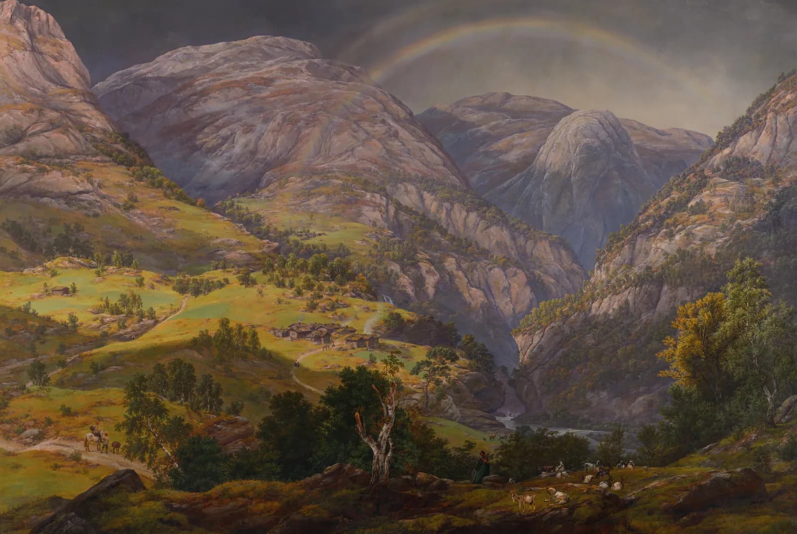 Uitzicht vanaf Stalheim – Johan Christian Dahl