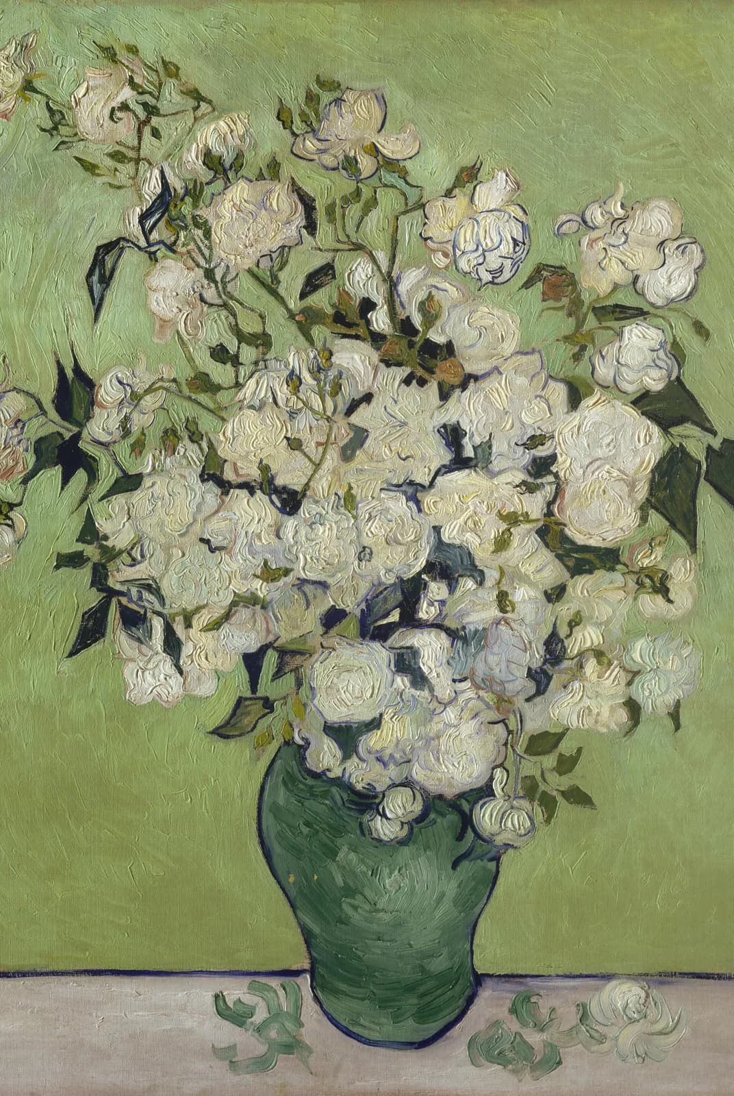 Vaas met rozen – Vincent van Gogh
