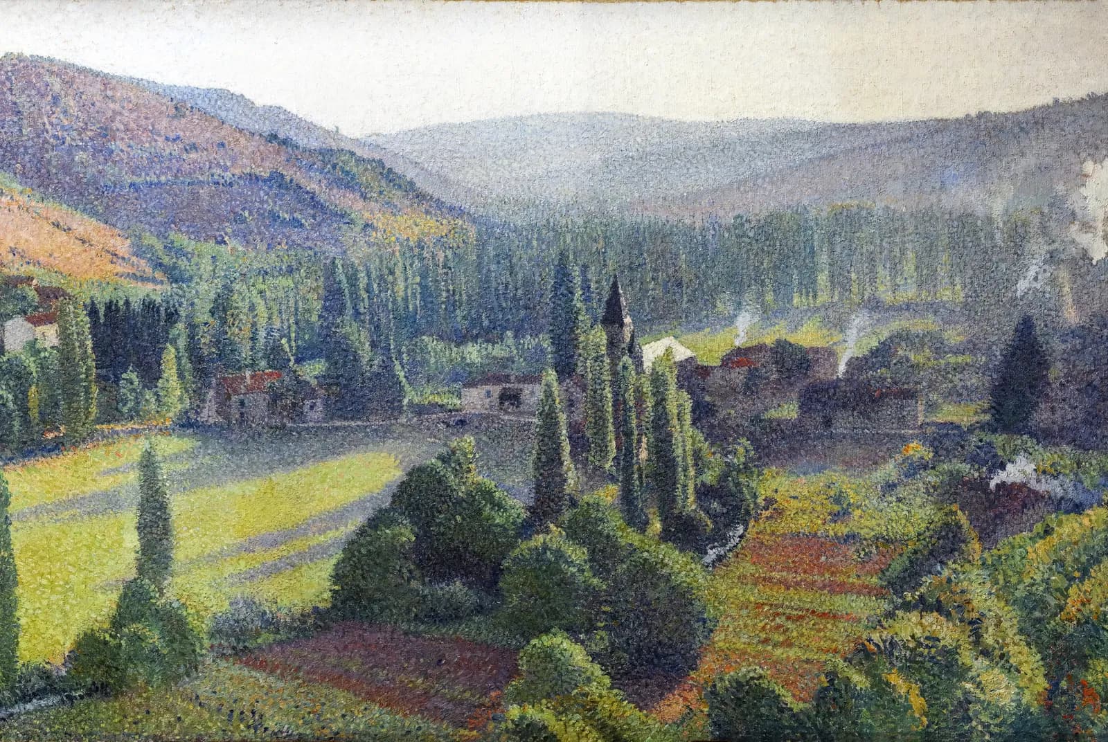 Vallei met cipressen – Henri Martin