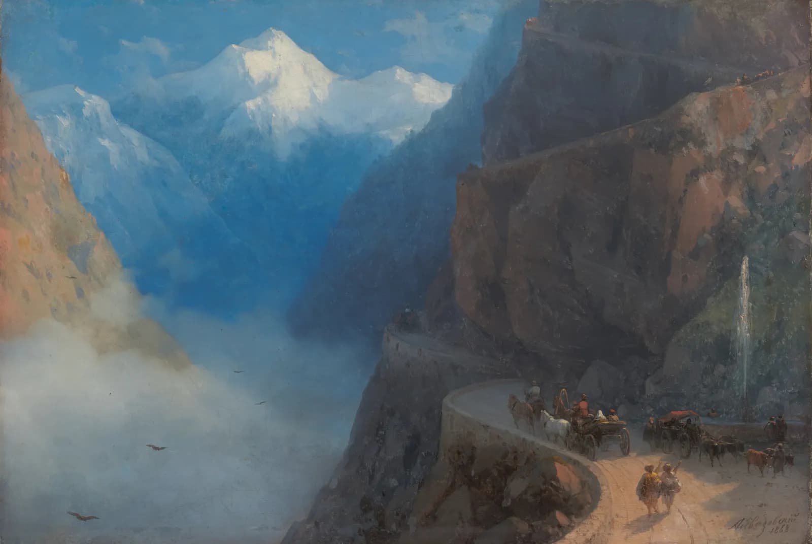 Van Mleta naar Gudauri – Ivan Aivazovsky