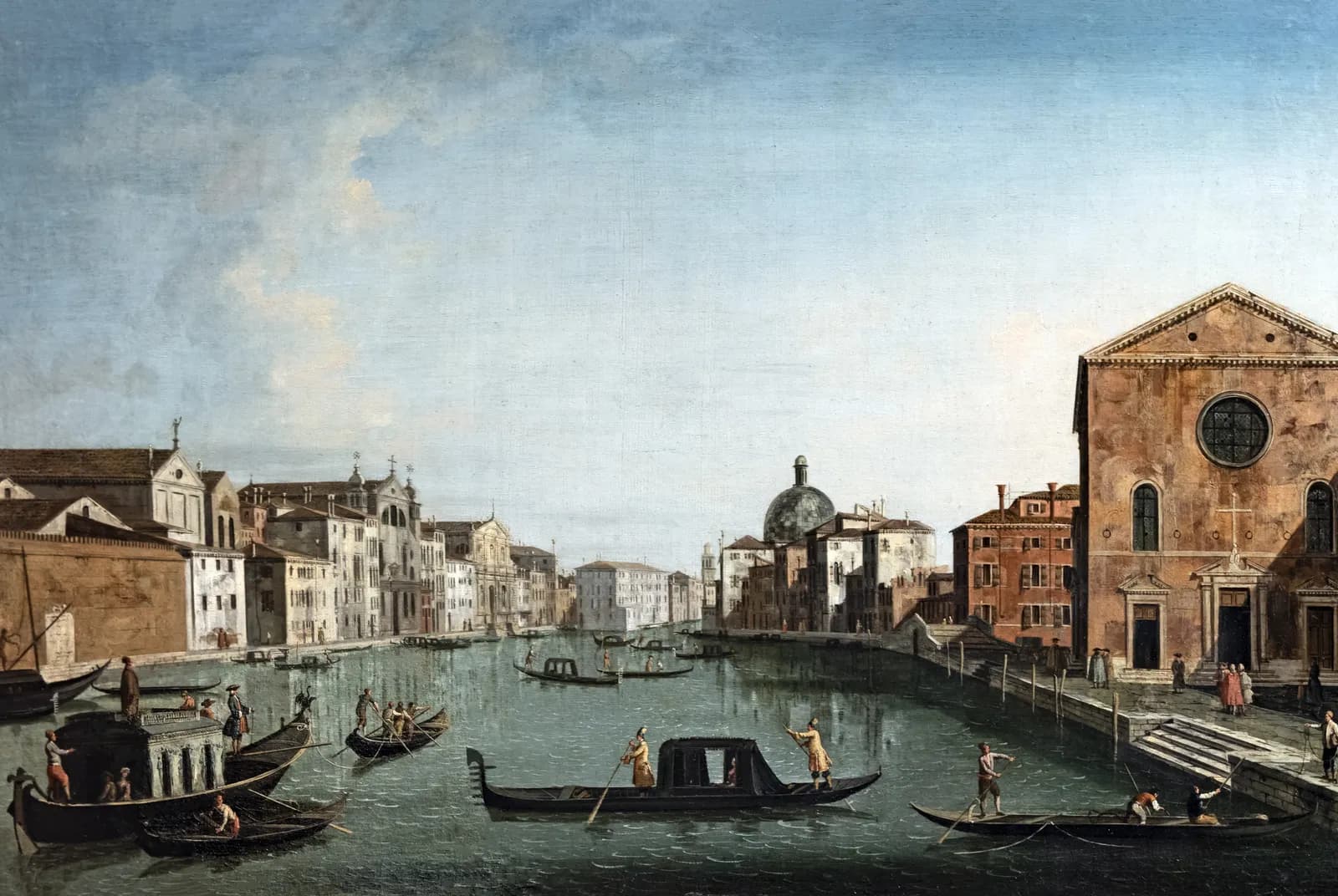 Venetiaans Kanaalgezicht – Canaletto