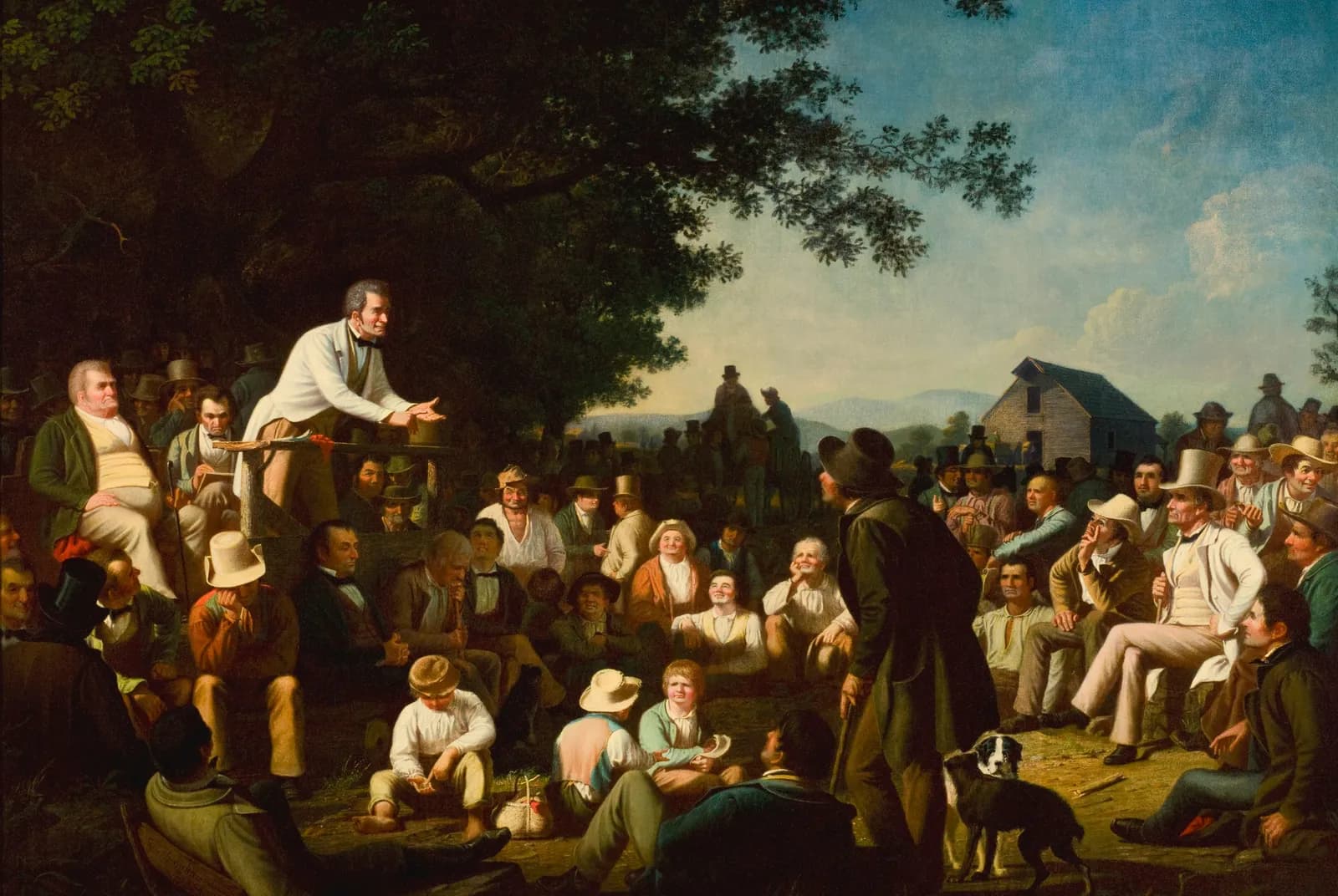 Verkiezingstoespraak – George Caleb Bingham