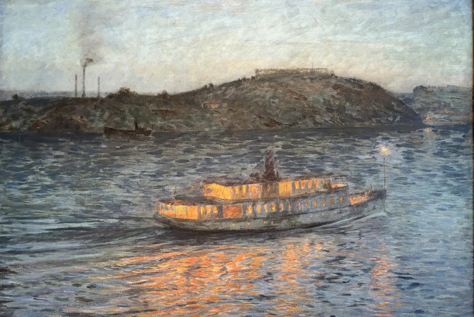 Verlichte stoomboot – Prins Eugen