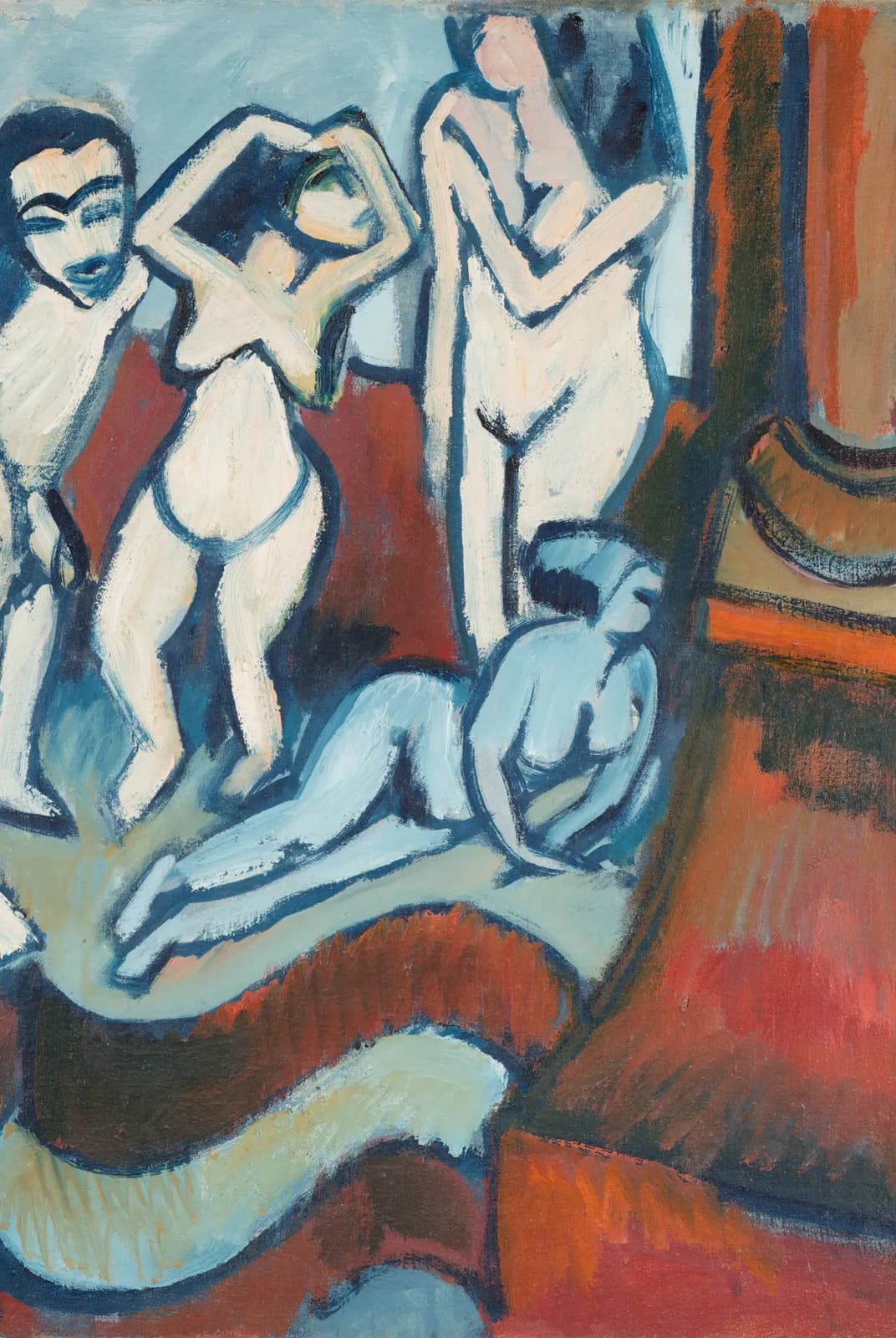 Vier houten beelden – Ernst Ludwig Kirchner