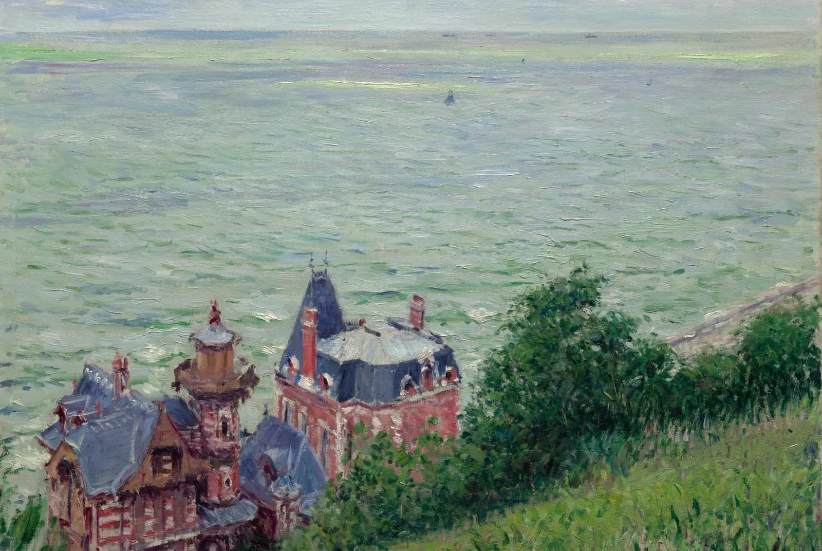 Villa's in Trouville – Gustave Caillebotte