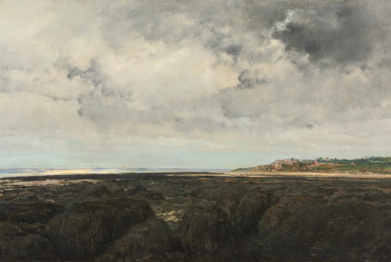 Villerville gezien vanaf Le Ratier – Charles François Daubigny