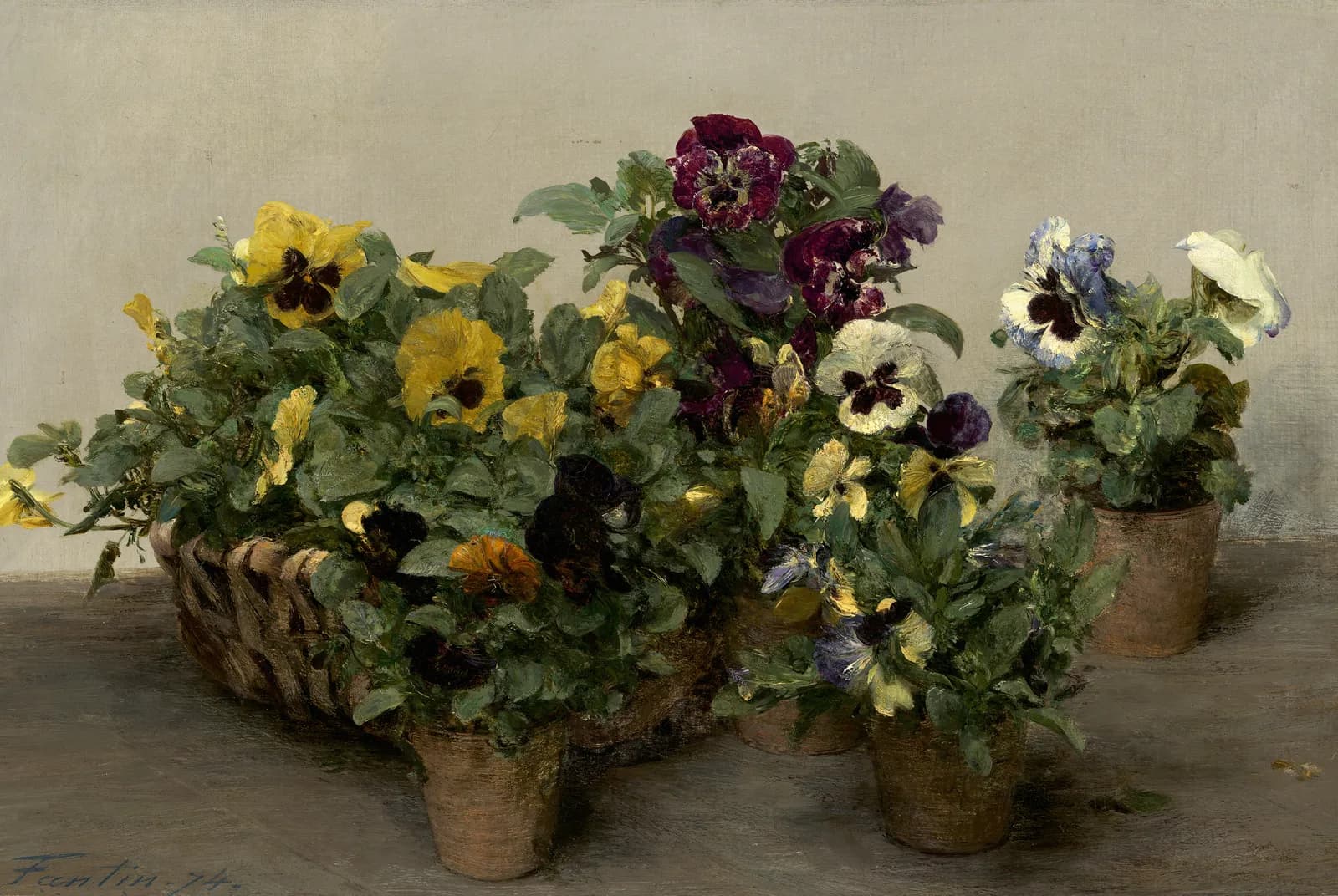 Viooltjes – Henri Fantin-Latour