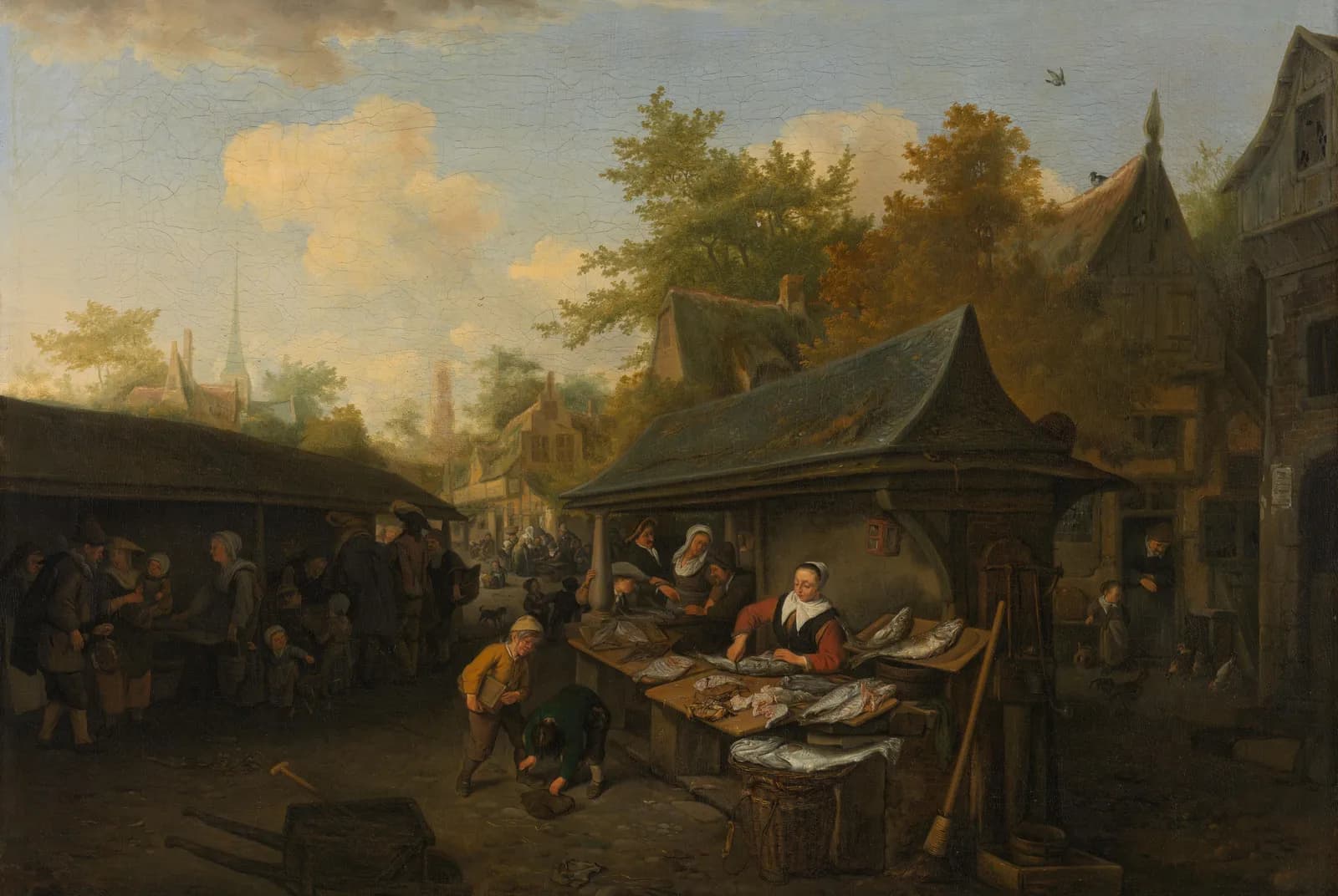 Vismarkt – Cornelis Dusaert