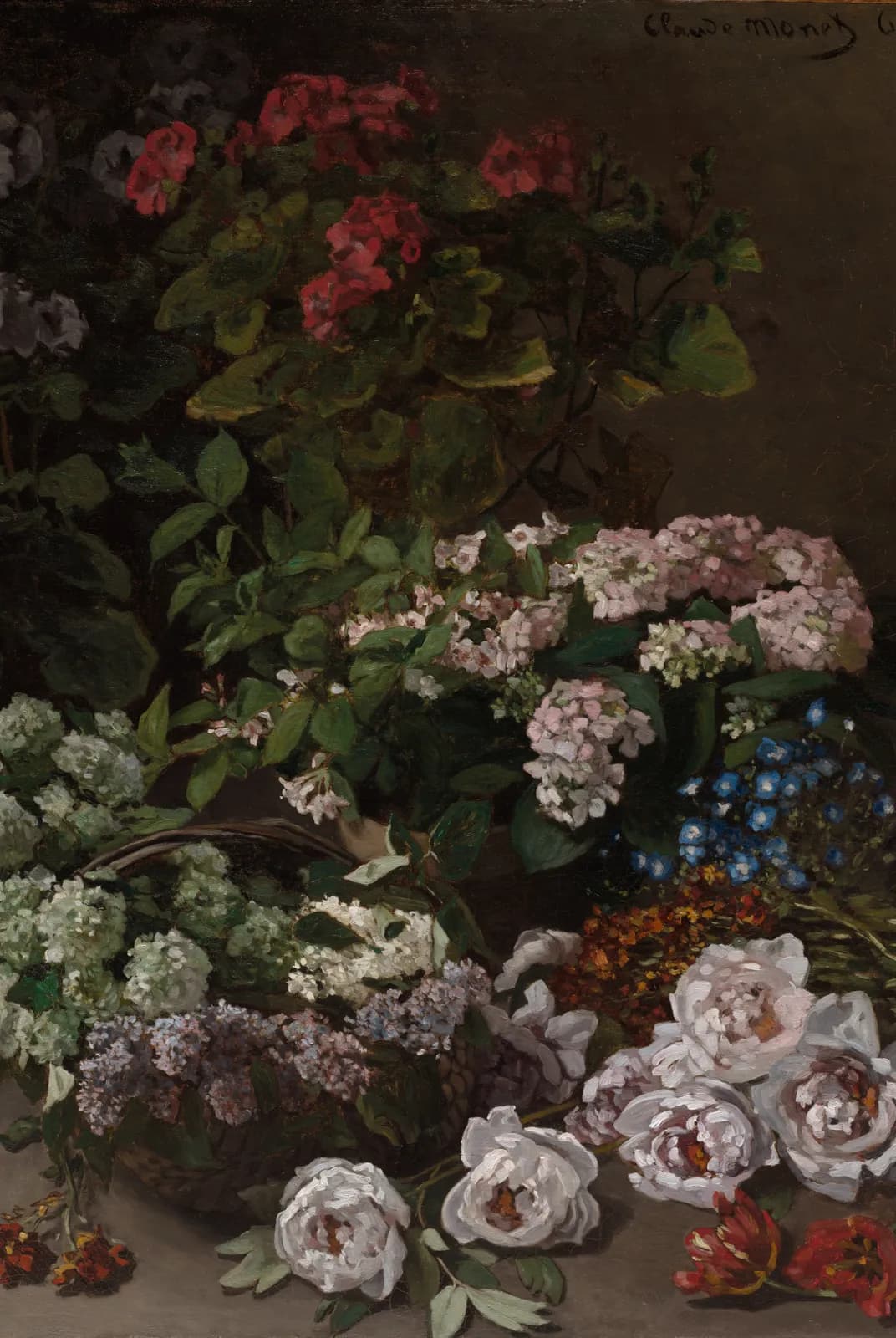 Voorjaarsbloemen – Claude Monet