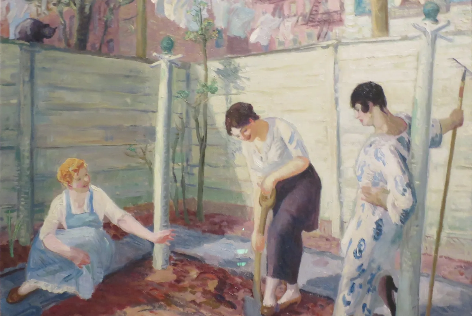 Voorjaarsplantjes, Greenwich Village – John Sloan