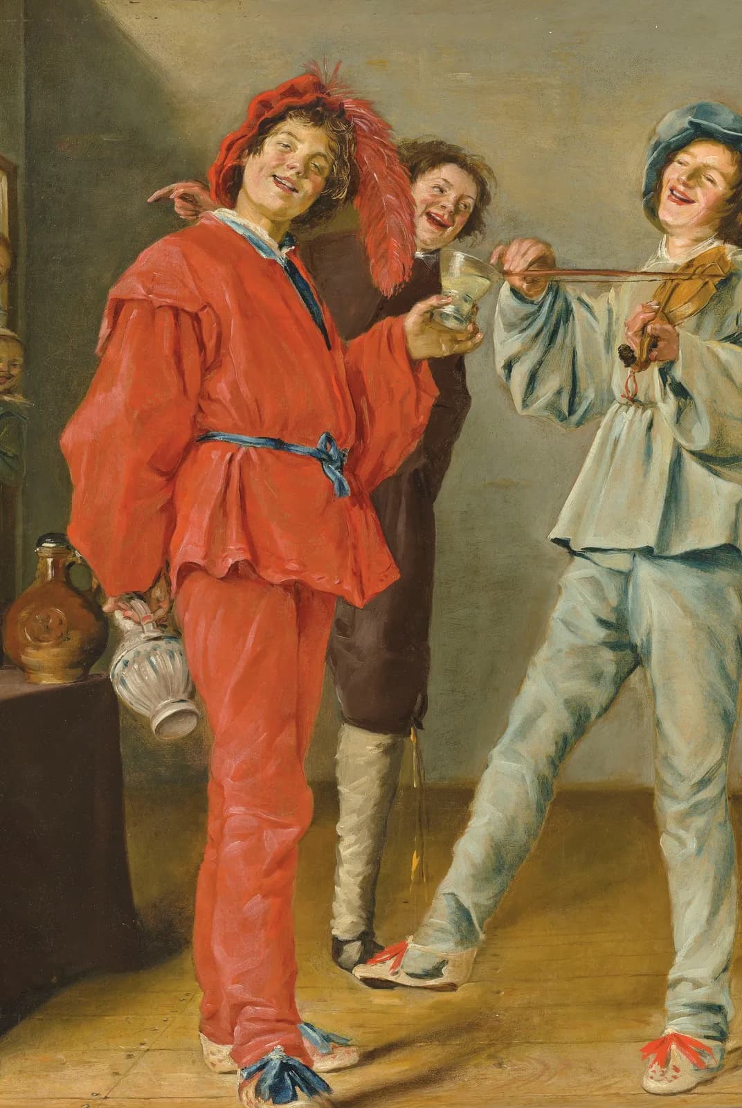 Vrolijk Gezelschap met Musicerende Jongens – Judith Leyster