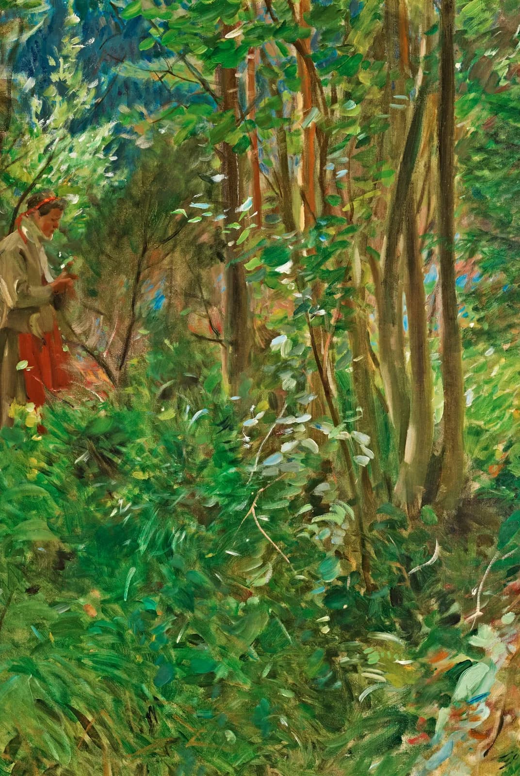 Vrouw in het bos – Anders Zorn