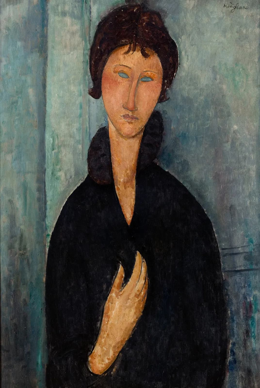 Vrouw met blauwe ogen – Amedeo Modigliani