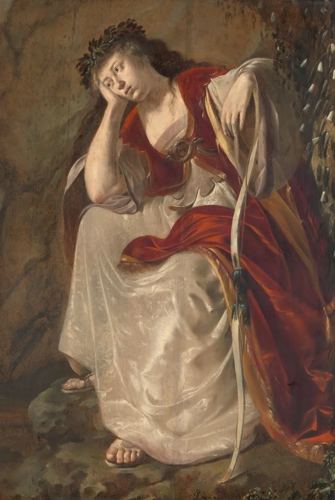 Vrouwenfiguur, mogelijk Erminia uit Torquato Tasso's La Gerusalemme