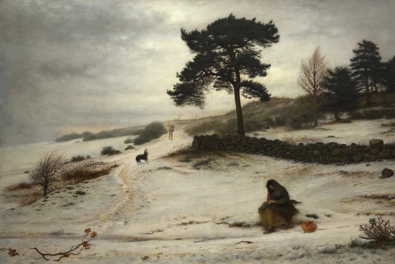 Waai, gure winterwind – John Everett Millais