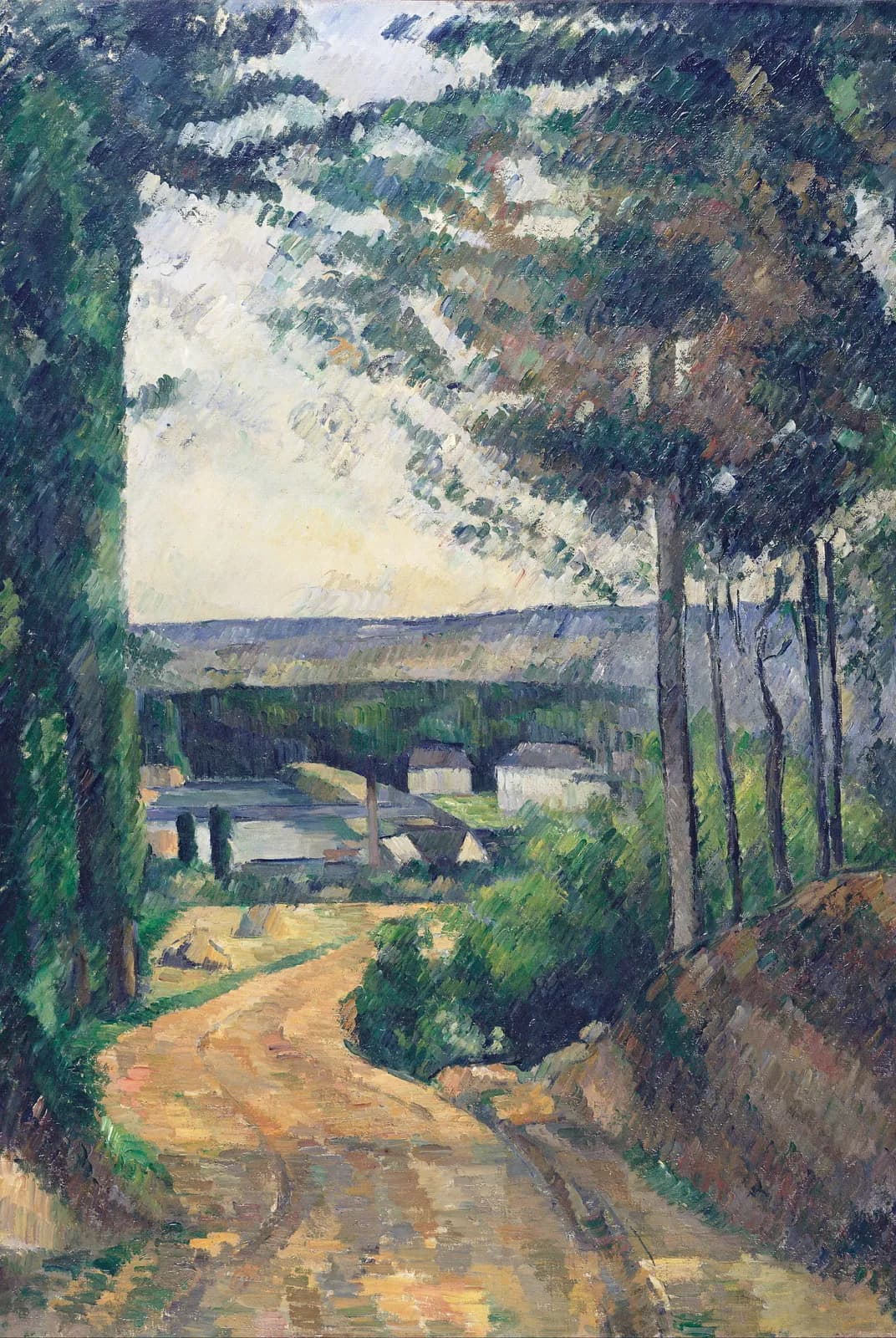 Weg naar de vijver – Paul Cézanne