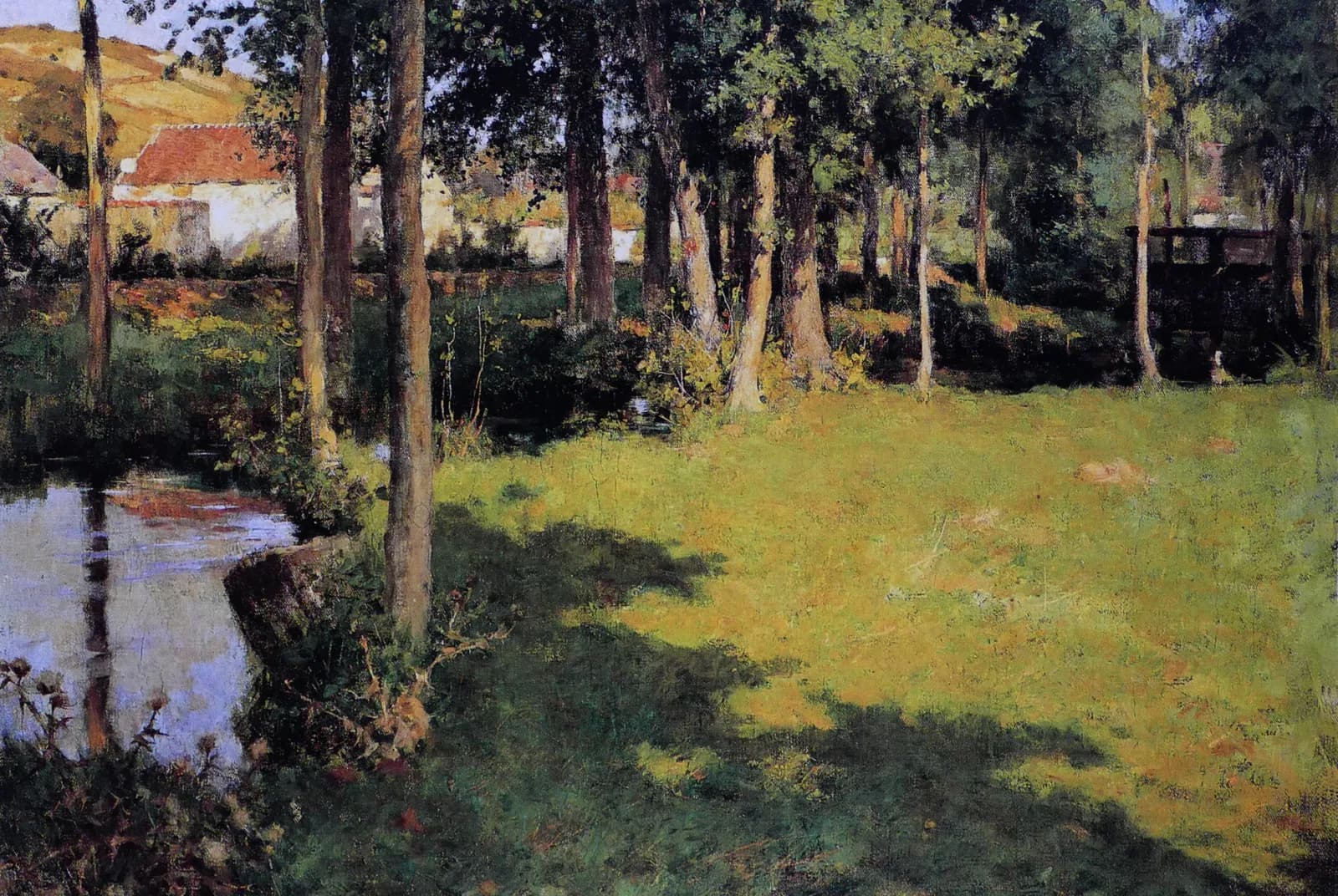 Weide bij Giverny – Willard Metcalf
