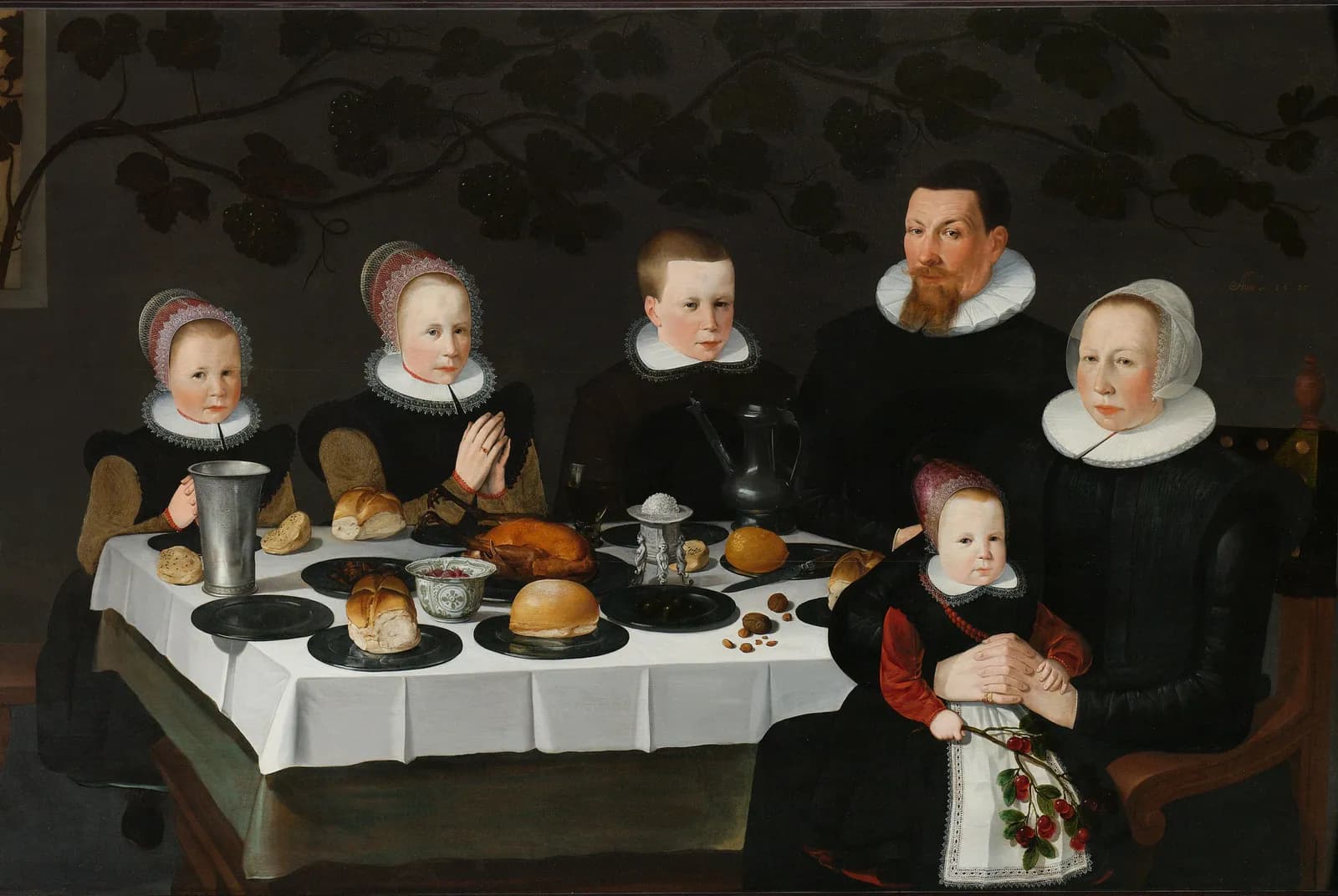 Welvarende calvinistische familie