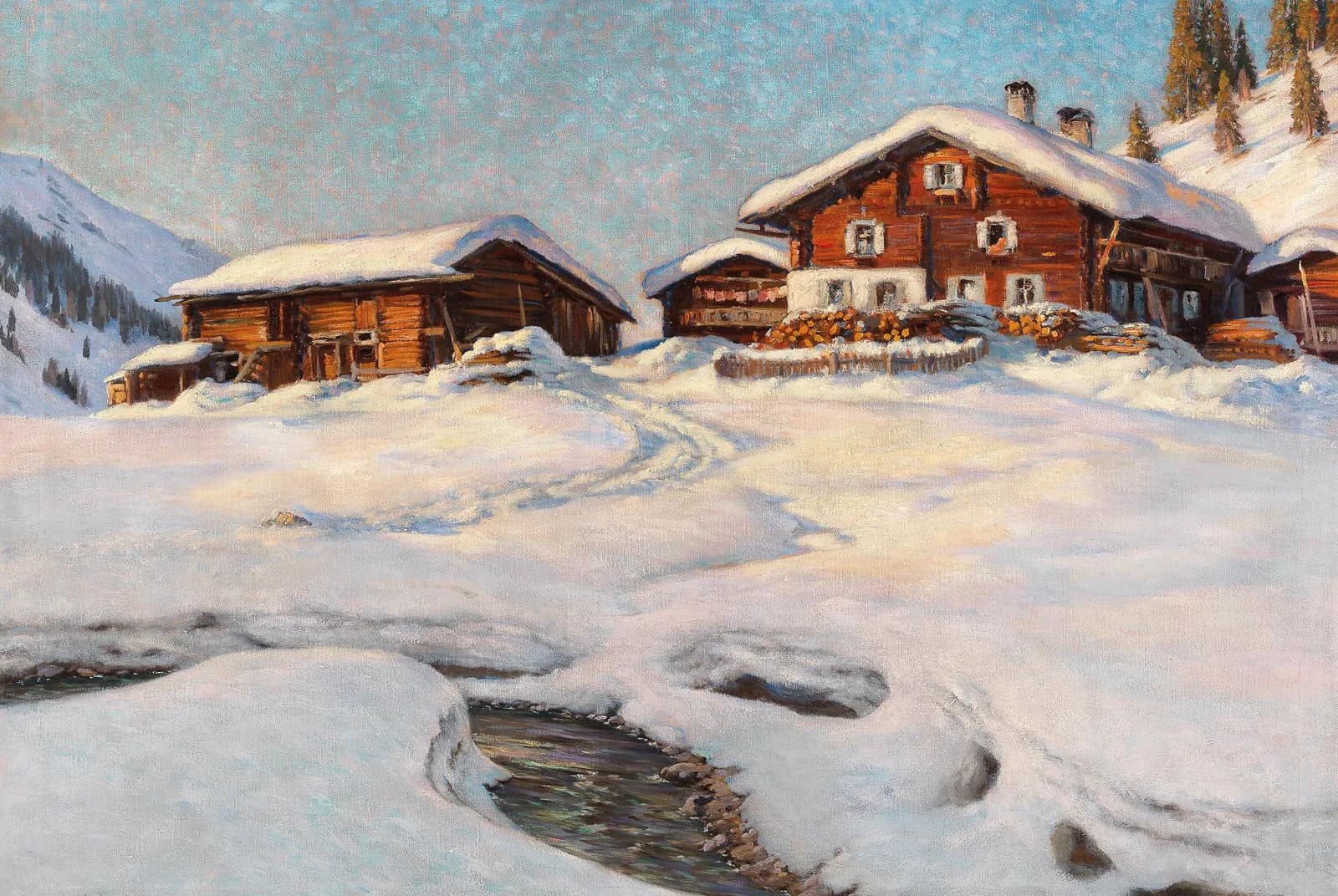 Winter in de Alpen – Akseli Gallen-Kallela