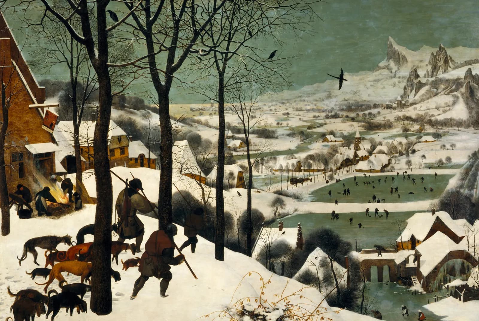 Winterlandschap met Jagers – Akseli Gallen-Kallela