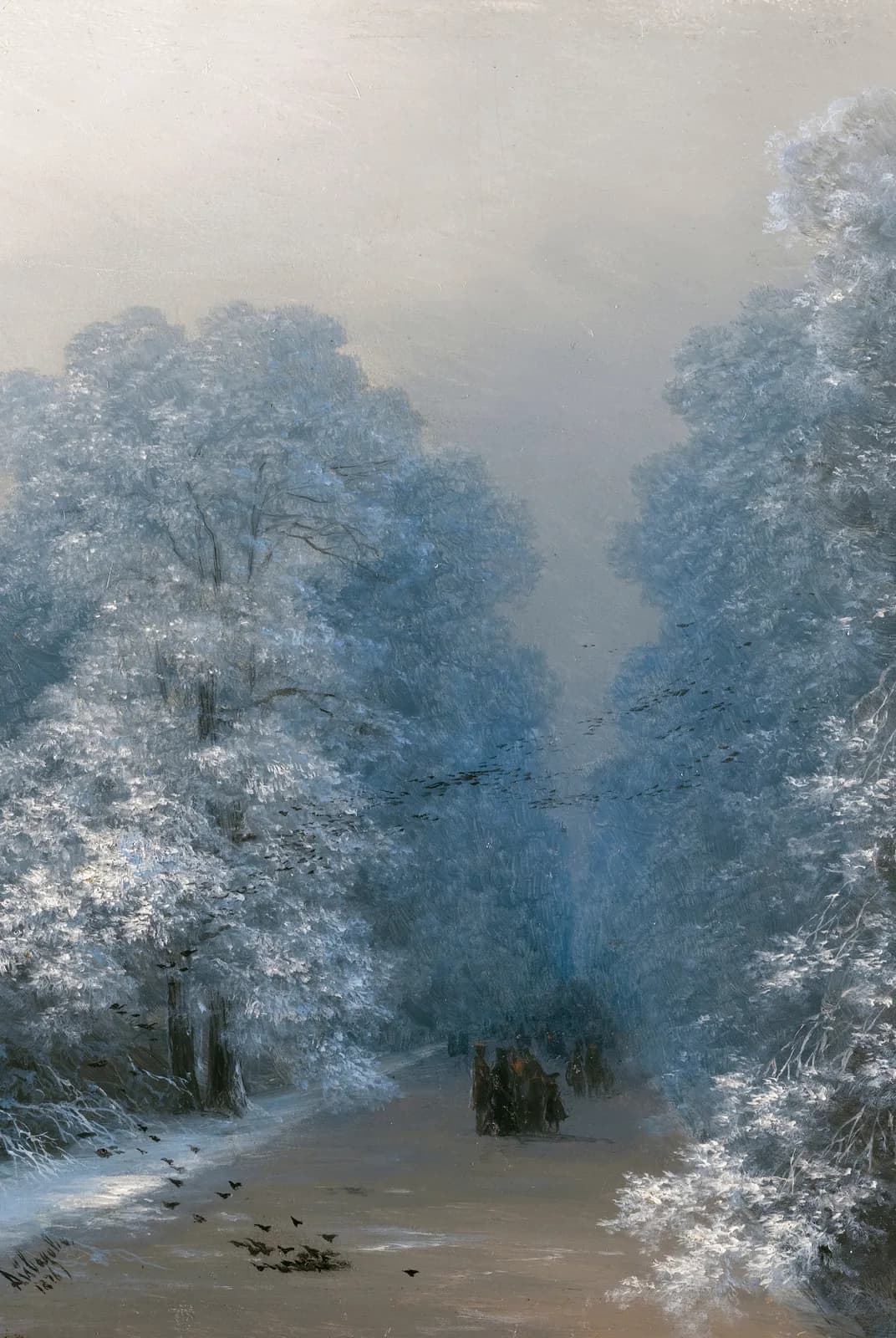 Winterlandschap – Ivan Aivazovsky