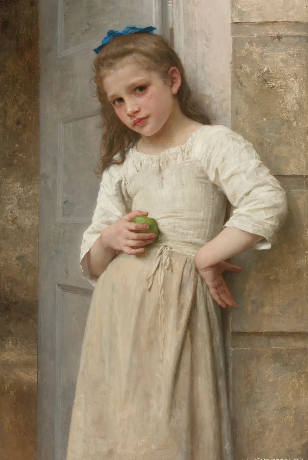 Yvonne in de deuropening – William Bouguereau
