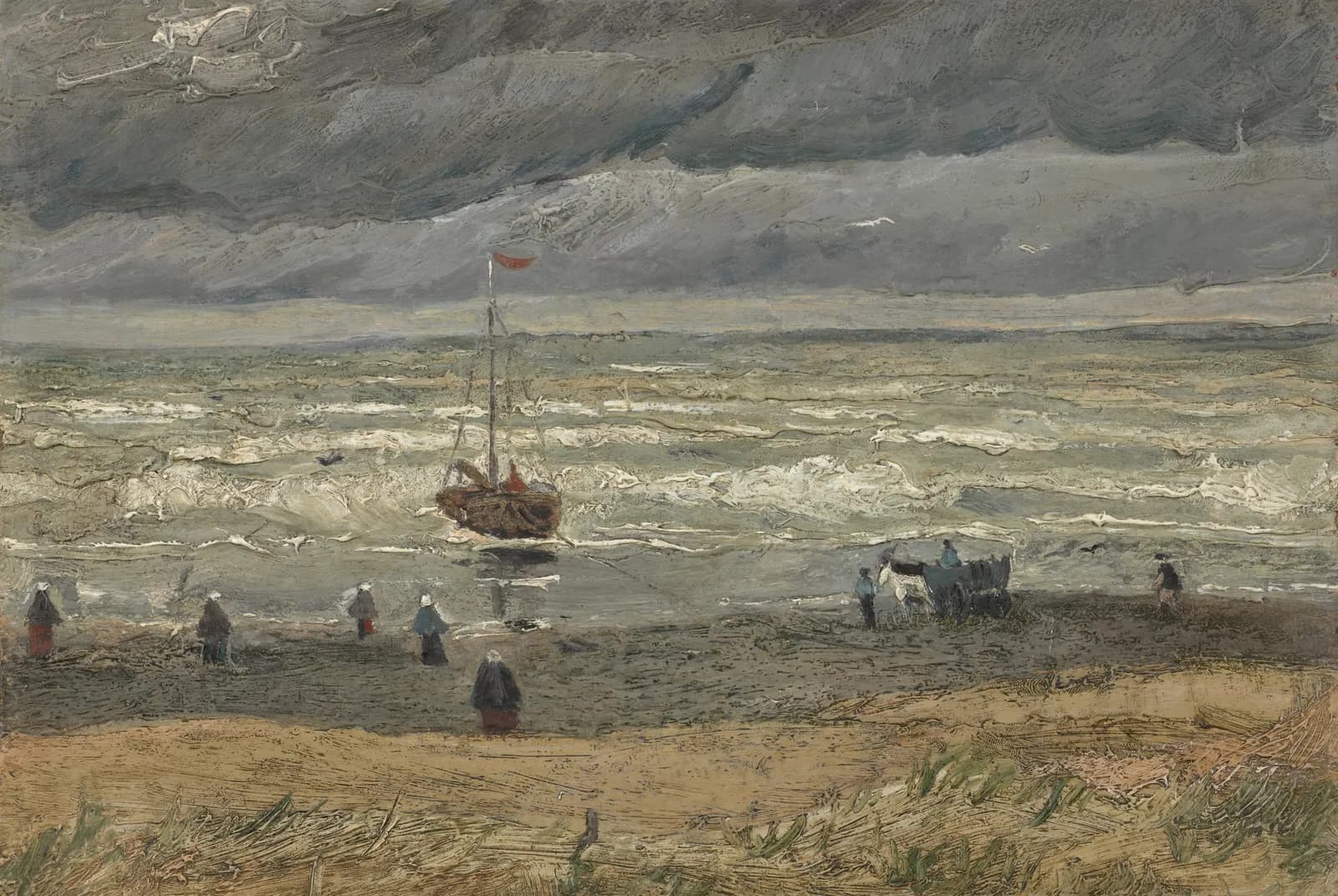 Zeegezicht bij Scheveningen – Vincent van Gogh