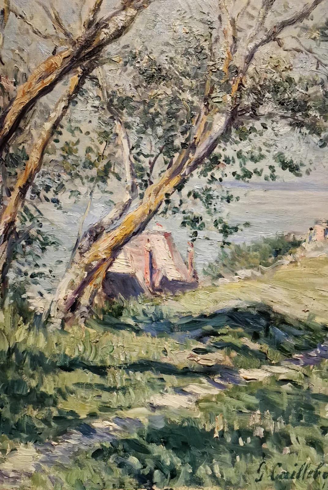 Zeegezicht bij Trouville – Gustave Caillebotte