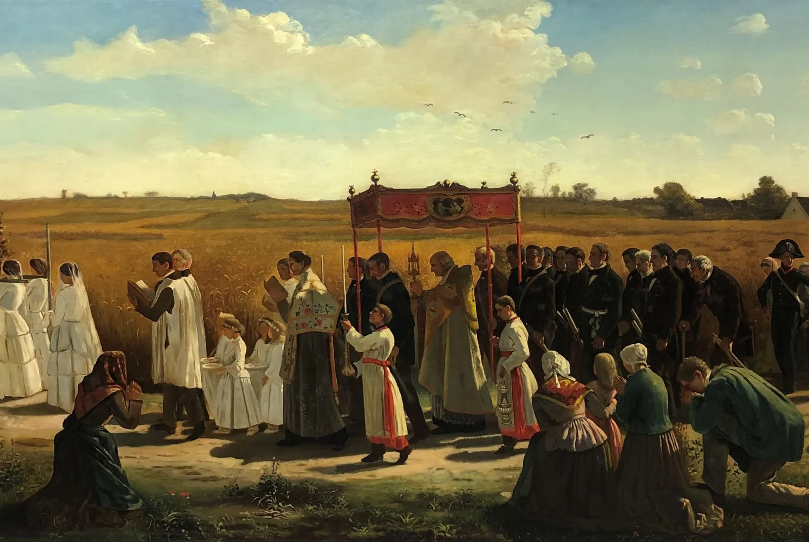 Zegening van het koren in Artois – Jules Breton