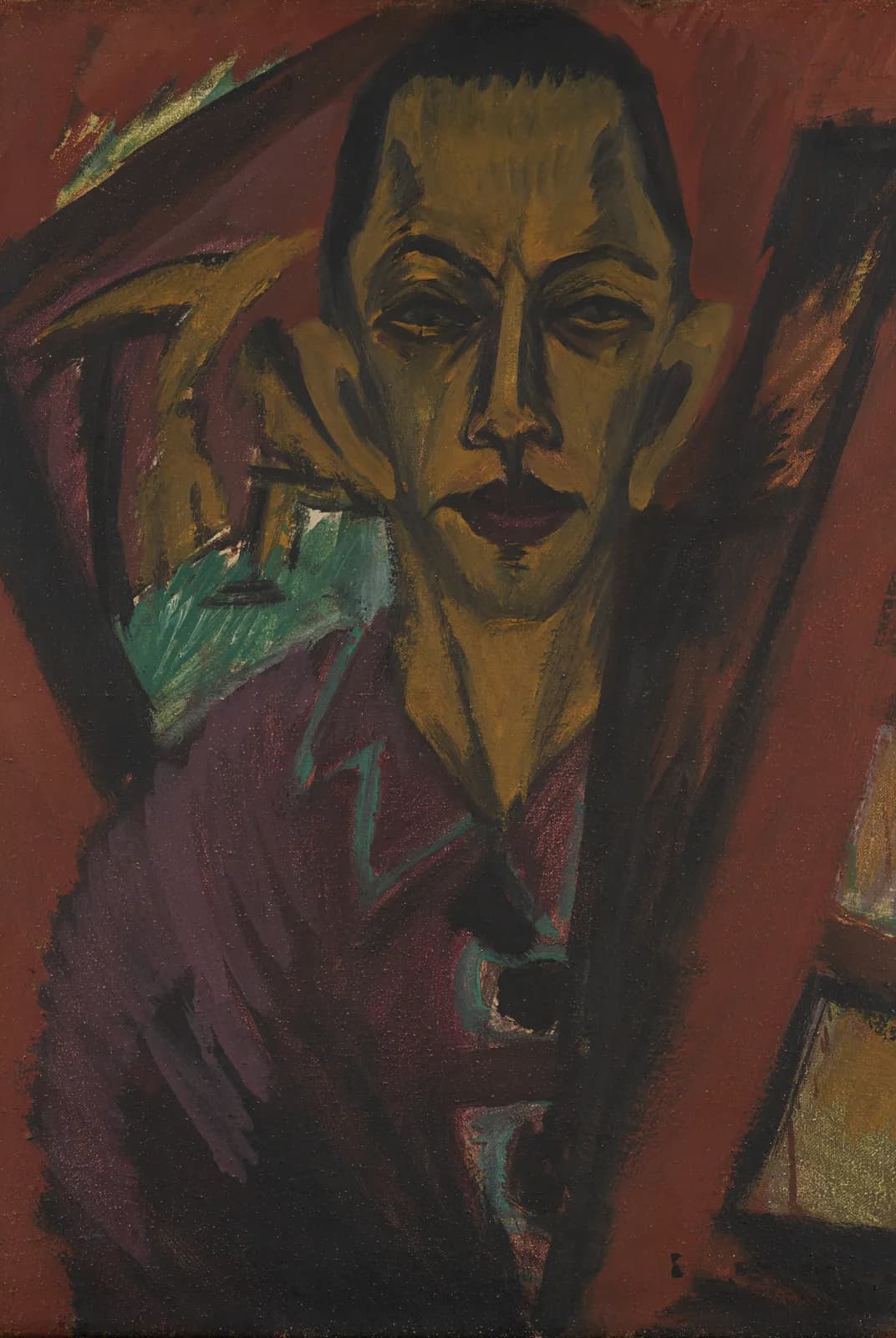 Zelfportret – Ernst Ludwig Kirchner