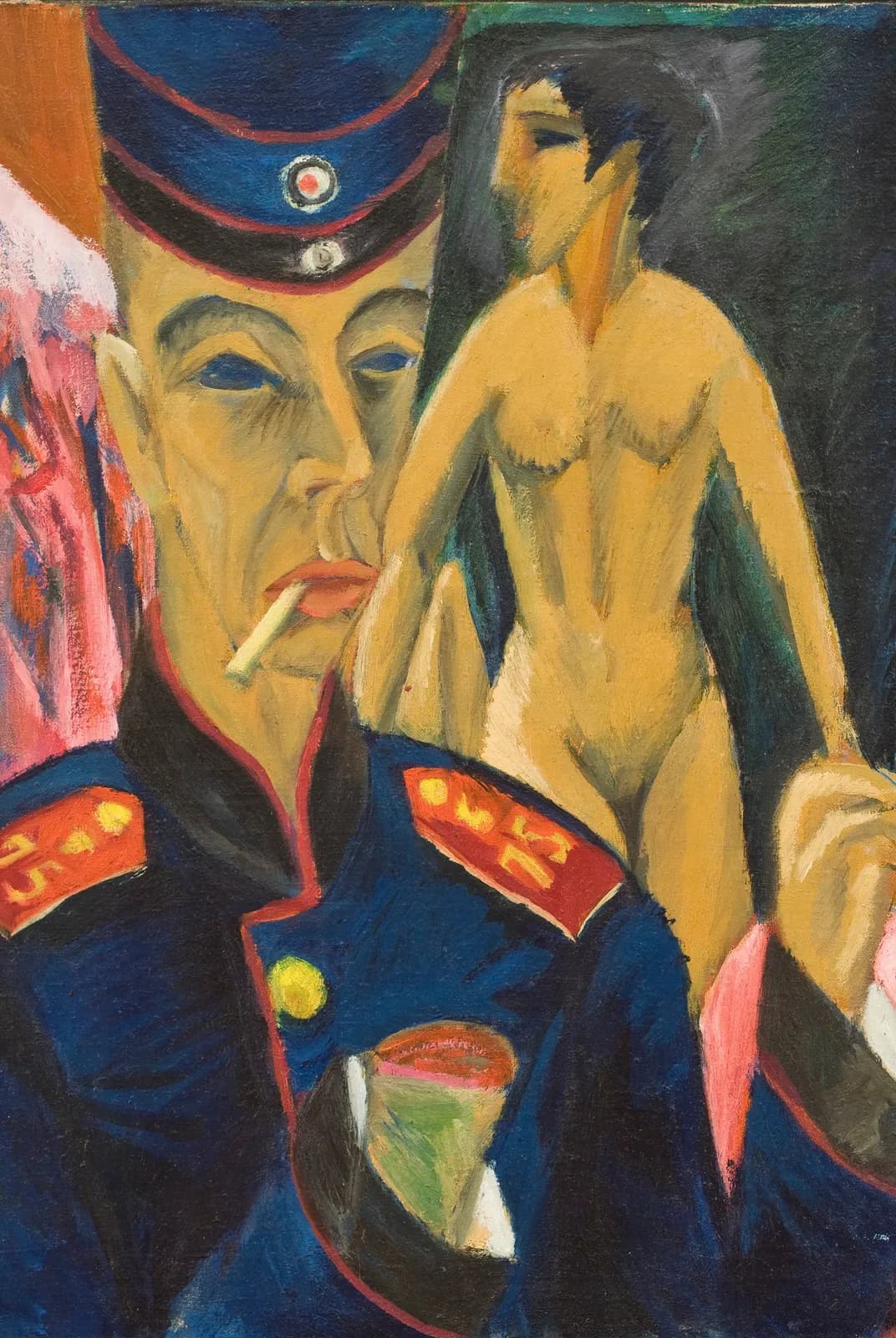 Zelfportret als soldaat – Ernst Ludwig Kirchner