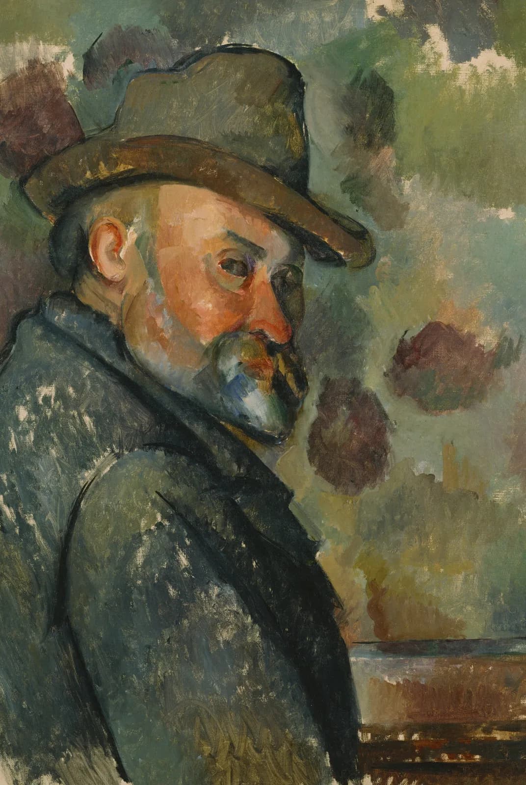 Zelfportret met slappe hoed – Paul Cézanne