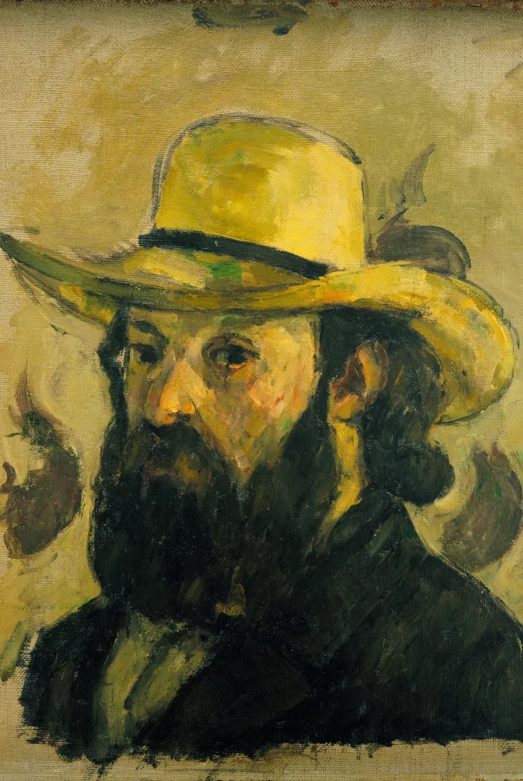 Zelfportret met strohoed – Paul Cézanne