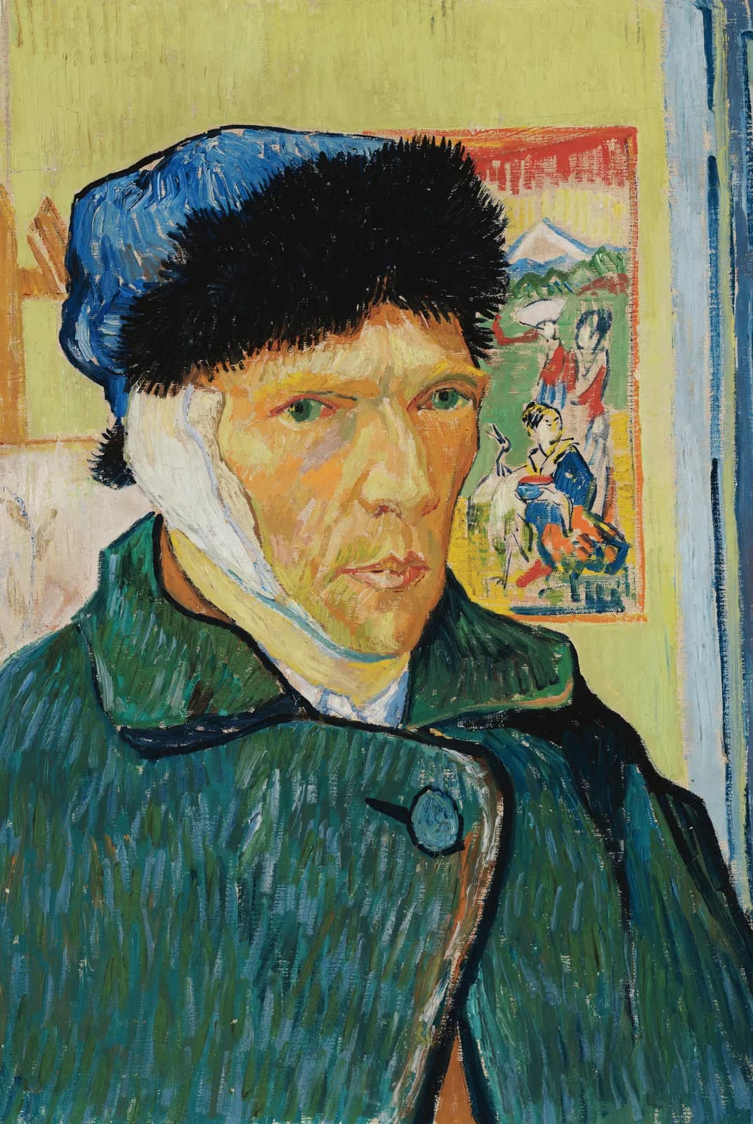 Zelfportret met verbonden oor – Vincent van Gogh